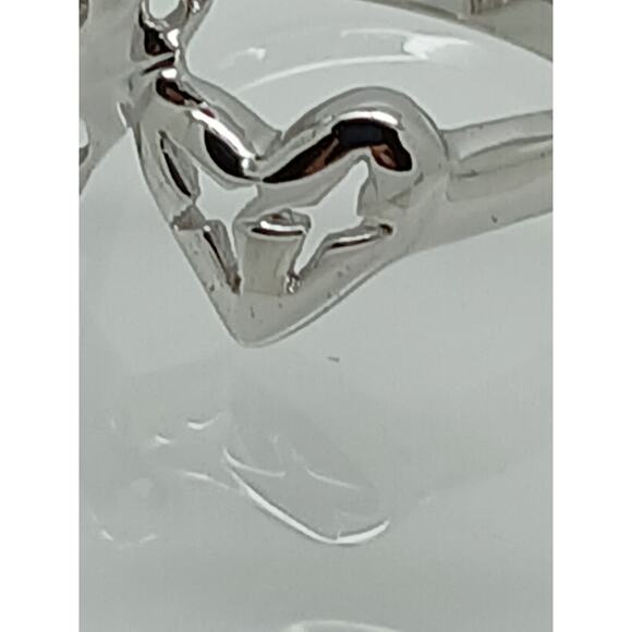 Vintage Estate Jewelry .925 Thailand Sterling Silver Ring Size 5.5 I LOVE YOU - Picture 13 of 16